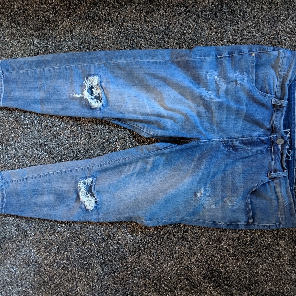 Rue 21 high waisted cropped skinny jean